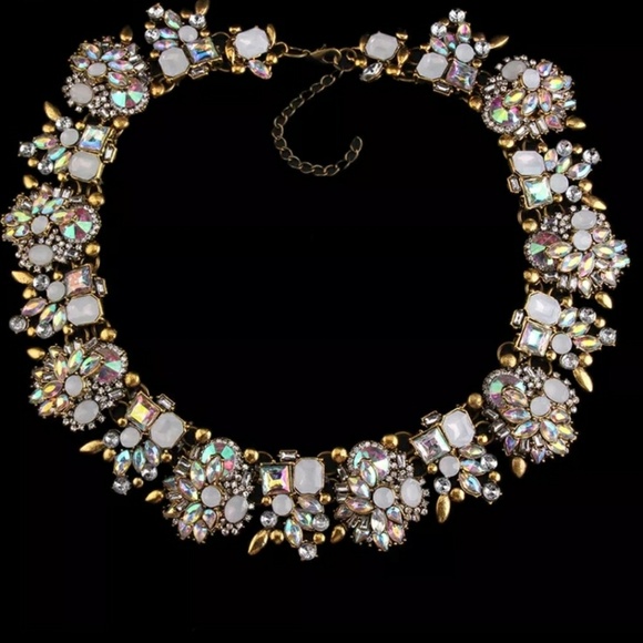 Jewelry - Fashion ZA Multi-Color Crystal Statement Necklace